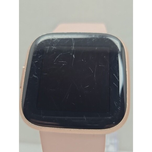 Fitbit Versa 2 Smartwatch Pink 40mm Alexa WR50M Always On Display No Charger - Picture 4 of 10